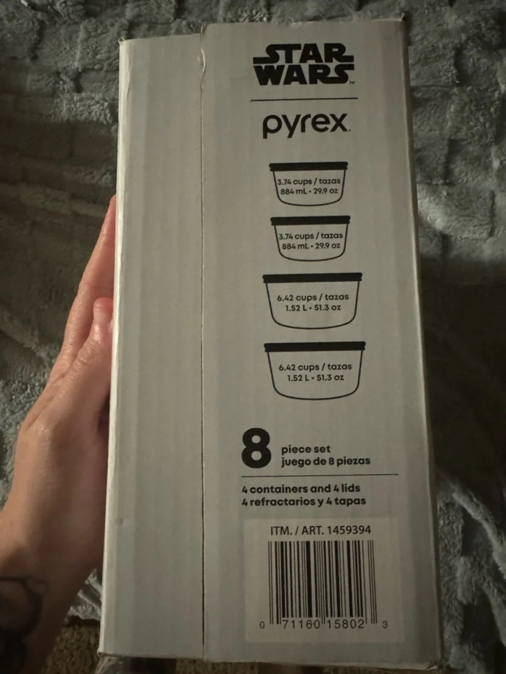 Pyrex Star Wars Glass Nesting Bowl Set 8pc - Picture 2 of 3